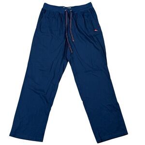 Tommy Bahama Men's Navy Blue Cotton Blend Drawstring Lounge Pants Medium